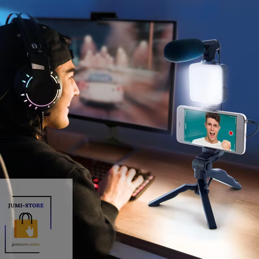 Kit de videovlog con Trípode